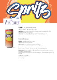 scheda tecnica spritz